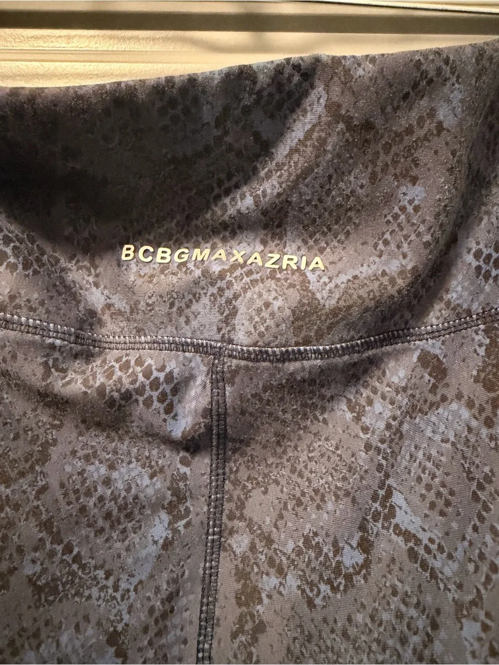 BCBGMaxAzria blue snakeskin
